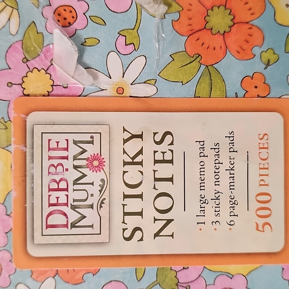 Debbie Mumm Floral Sticky Notes - Picture 6 of 12
